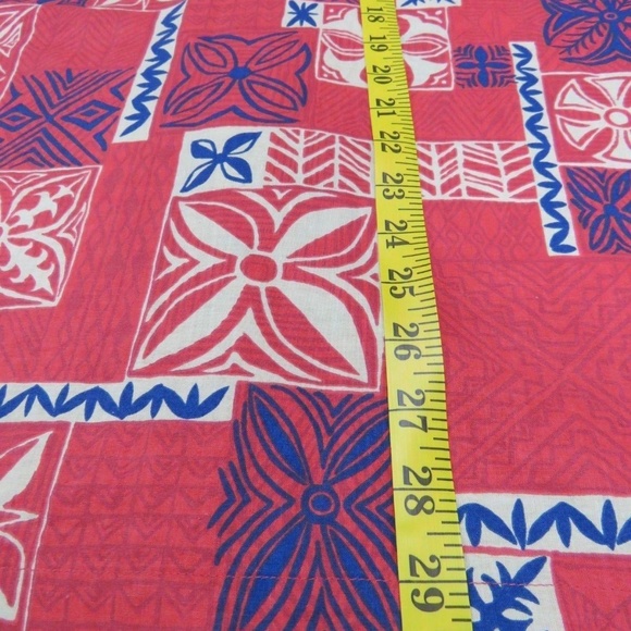 VTG FLIPBOX RED BLUE PATTERNED Casual Shirt - Picture 5 of 6